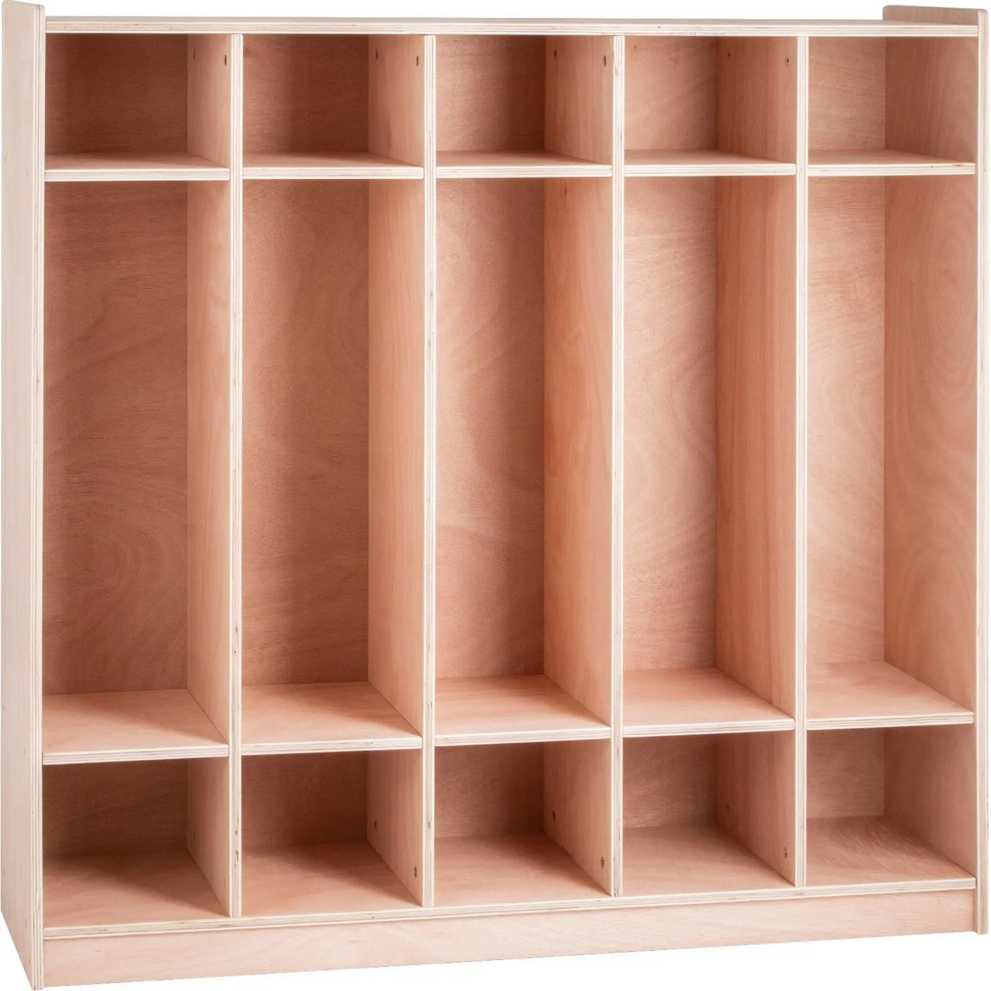 5 Section Preschool Cubby Coat Lockers