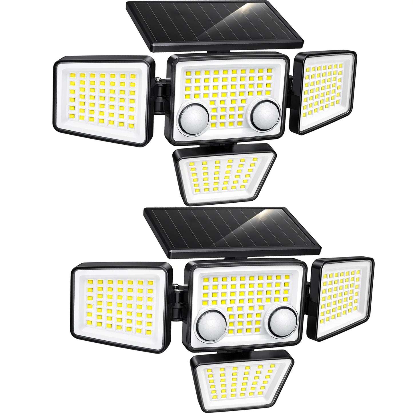 LED Motion Sensor Outdoor Solar Lights for Backyard Yard Patio