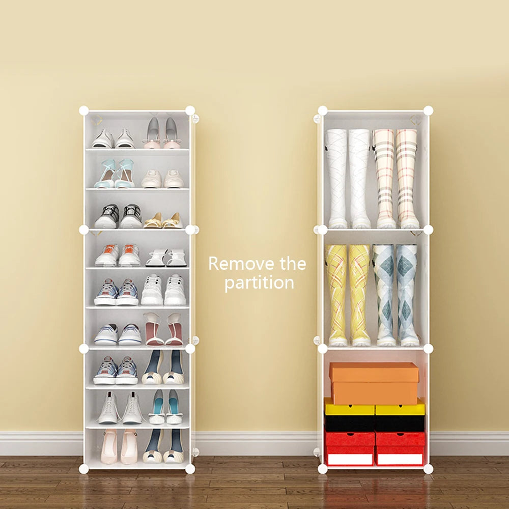 Free Standing Multi-Layer Dust and Waterproof Large Shoe Organizer Rack