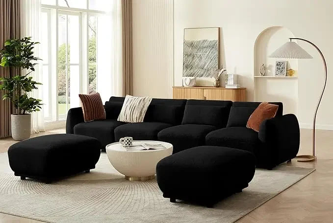 Modular U Shaped Convertible Sectional Sofa Couch for the Living Room