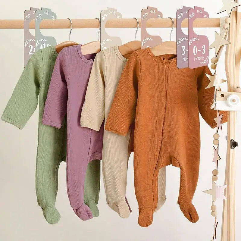 8 Pieces Baby Closet hanger Dividers From Newborn To 24 Months For Bedroom