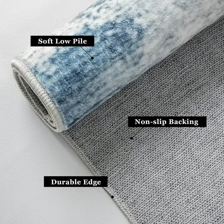 Modern Large Soft Abstract Size Area Rug for Living Room, Bedroom, and Home Decor
