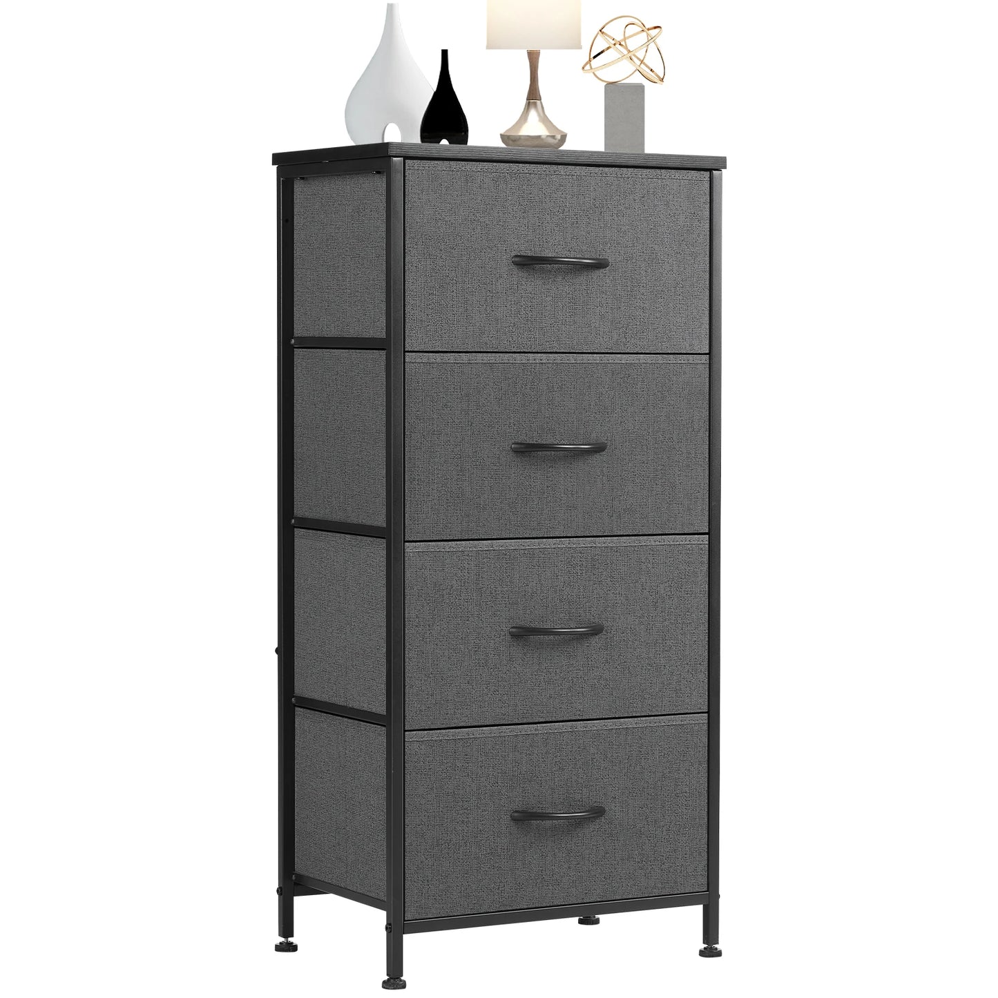 4 Fabric Drawers Dresser Clothes Storage
