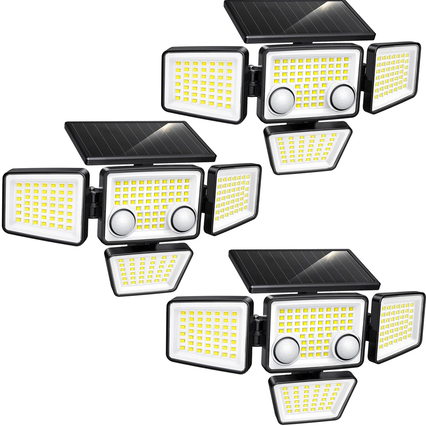 LED Motion Sensor Outdoor Solar Lights for Backyard Yard Patio