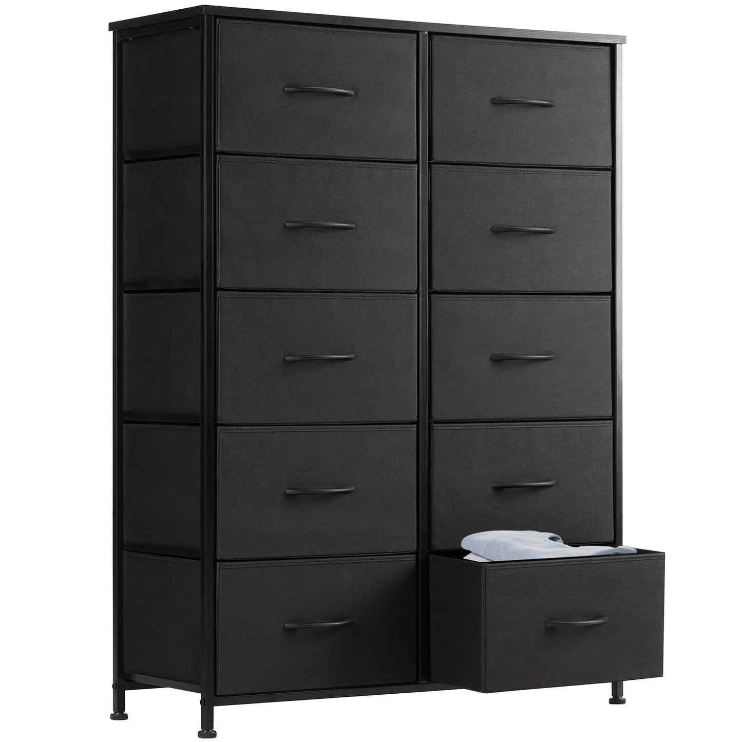 10 Drawers Wardrobe Steel Frame Closet