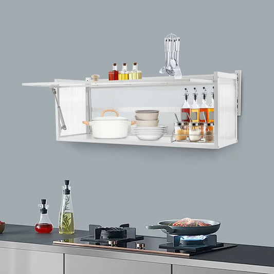 Wall Mounted Storage Cabinet Medicine Books Cabinet Bathroom Kitchen Cupboard