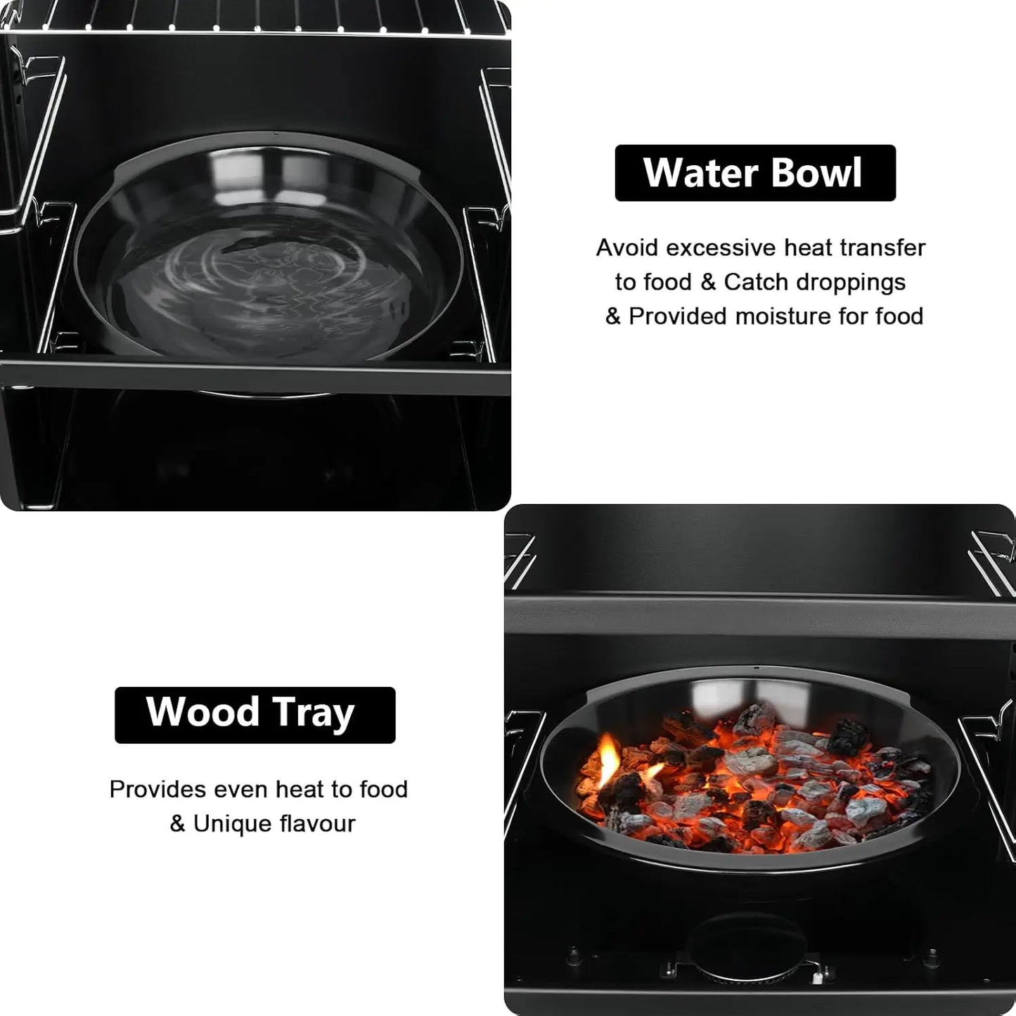 Heavy Duty  Vertical Propane Smoker Grill with Cover, Temperature Control and  Three Removable Shelves.