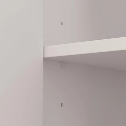 Freestanding Kitchen Pantry with 3 Glass Doors, Tall Kitchen Pantry Cabinet, 5-Tier Shelves, and Large Storage Cabinet Cupboard
