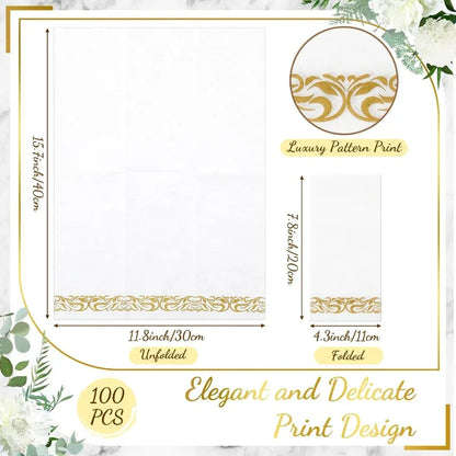 Bulk 13" Matte Ruffled Rim Plastic Plate Charger with 100 Pcs Paper