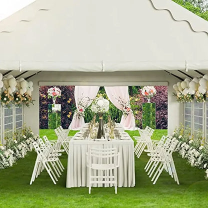 32'x16' Outdoor Wedding Event Canopy with Removable Sidewalls