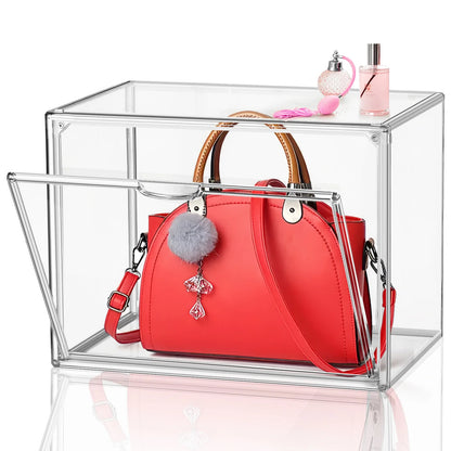 1PCS X-Large Clear Acrylic Handbag Storage Organizer