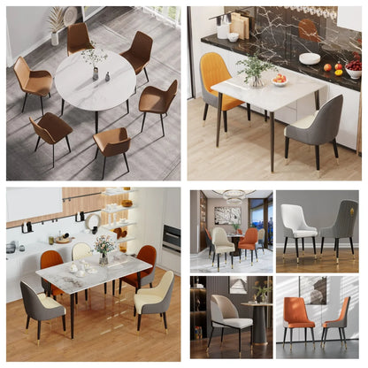 Marble Square Dining Table and Chairs for 4 Restaurant, Kitchen, Cafe Shop or use as a Desk.