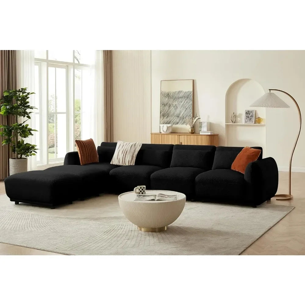 Modular U Shaped Convertible Sectional Sofa Couch for the Living Room