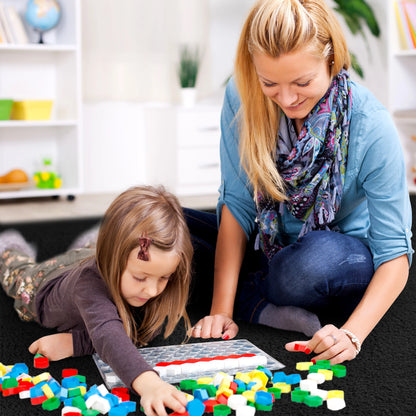 Large Rectangular Soft Non-Slip Black Rugs for Living Room, Bedside or Game Mat
