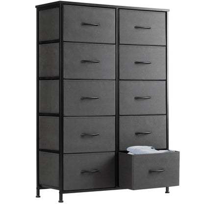 10 Drawers Wardrobe Steel Frame Closet