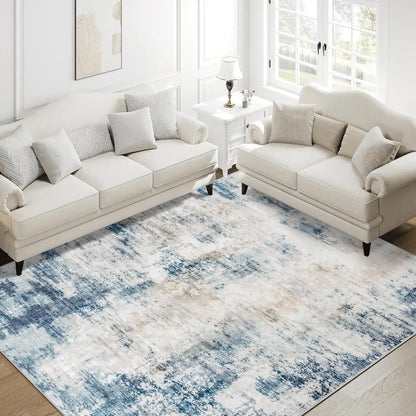 Modern Large Soft Abstract Size Area Rug for Living Room, Bedroom, and Home Decor